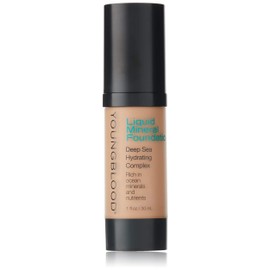 Youngblood Clean Luxury Cosmetics Liquid Mineral Foundation, Capri | Dewy Mineral Lightweight Full Coverage Makeup for Dry Skin Poreless Flawless Tinted Glow | Vegan, Cruelty Free, Gluten-Free