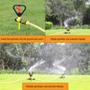 5PCS Sprinklers for Garden,360°Rotation Automatic Irrigation System Yard Lawn Sprinkler,Water