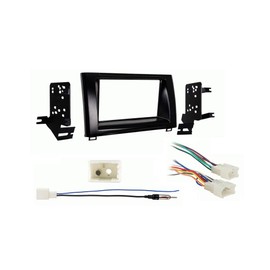 Compatible with Toyota Tundra 2014 2015 2016 2017 2018 Double DIN Car Stereo Harness Radio Install Dash Kit Package