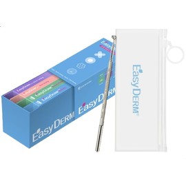 EasyDerm Multi-Step Pimple Patch Set – 4-Type Korean Pimple Patches + Free 2-in-1 Dual-Tip Extractor for Complete Skincare