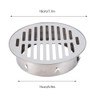 Floor Drain 2-7 Inch Round Hair Catcher Stainless Steel Silver