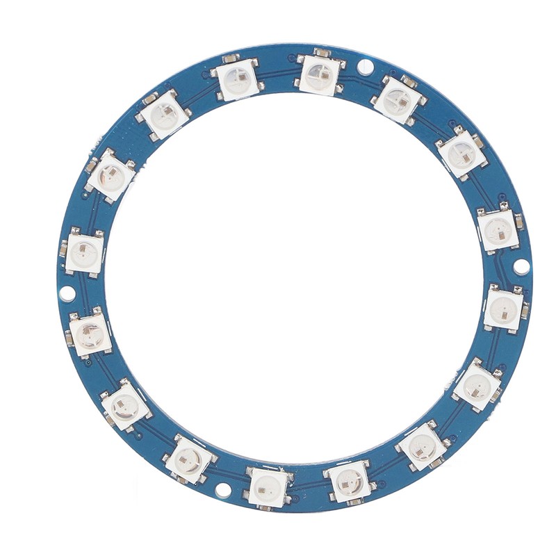 2Pcs RGB LED Ring 16 Bit Intelligent Full Color Highlight