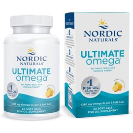 Nordic Naturals Ultimate Omega 1280mg, 60 cápsulas sabor a limón