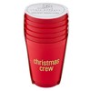 Santa Barbara Design Studio Reusable Plastic Party Cup Pack Red