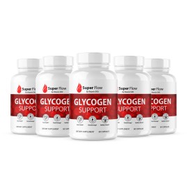 Super Flow (5 Pack) Super Flow Glycogen Support Capsules, SuperFlow Glycogen (300 Capsules)