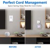 CUHIOY Wall Mount for HomePod Mini, Built-in Cord Management Speaker
