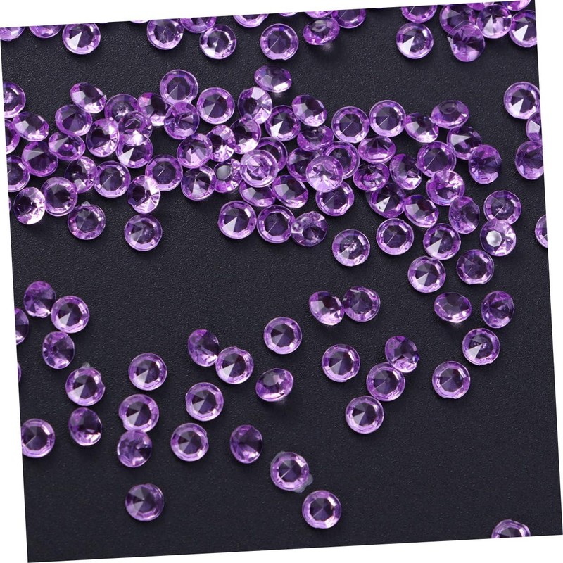 Abaodam 2000pcs Acrylic Crystal Gems Flat Back Rhinestones for Nail