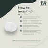 EVI | Wall Adhesive Doorstop | 1.1'' X 1.1'' |