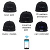 LED Hats Funny LED Baseball Caps Display Screen Smart Hat