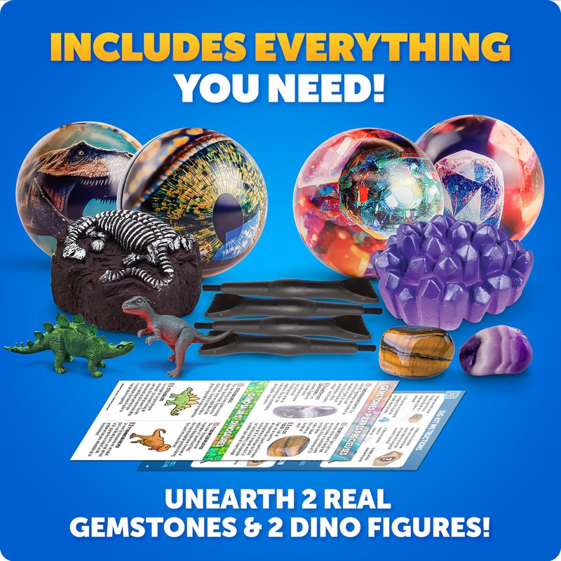 Blue Marble Science Surprise Christmas Ornament Dig Kits – 4