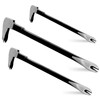 WEDO Pry Bar Set 3PCS,8"+10"+12" Flat Pry Bar,Nail Puller Set,High