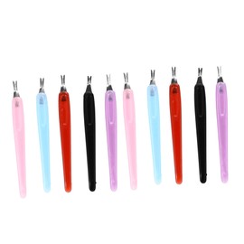 Baluue 50pcs Nail Art Tools Kit Dead Skin Forks Nail Clippers Cuticle Remover Professional