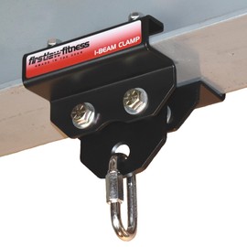 4.5" Wide I-Beam Clamp - 1000 LBS Load Rating - (Set for 4.5" Wide I-Beam) - for Gymnastic Rings - Climbing Ropes - Heavy Bags - Multi-Fitness