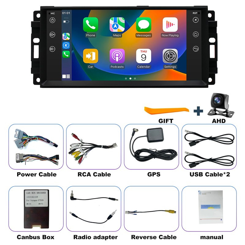 Upgrade Android Car Radio for Jeep Wrangler JK 2007-2018, Compass
