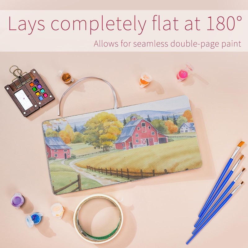 Vienrose Watercolour Journals, Sketchbooks, Cotton Paper, Cold Pressing, Watercolour Journals