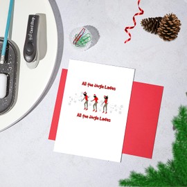 Beyonce Christmas Card - All The Jingle Ladies! A5 Xmas Cards