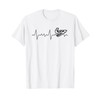 Jet Ski Heartbeat Stand Up Racing T-Shirt