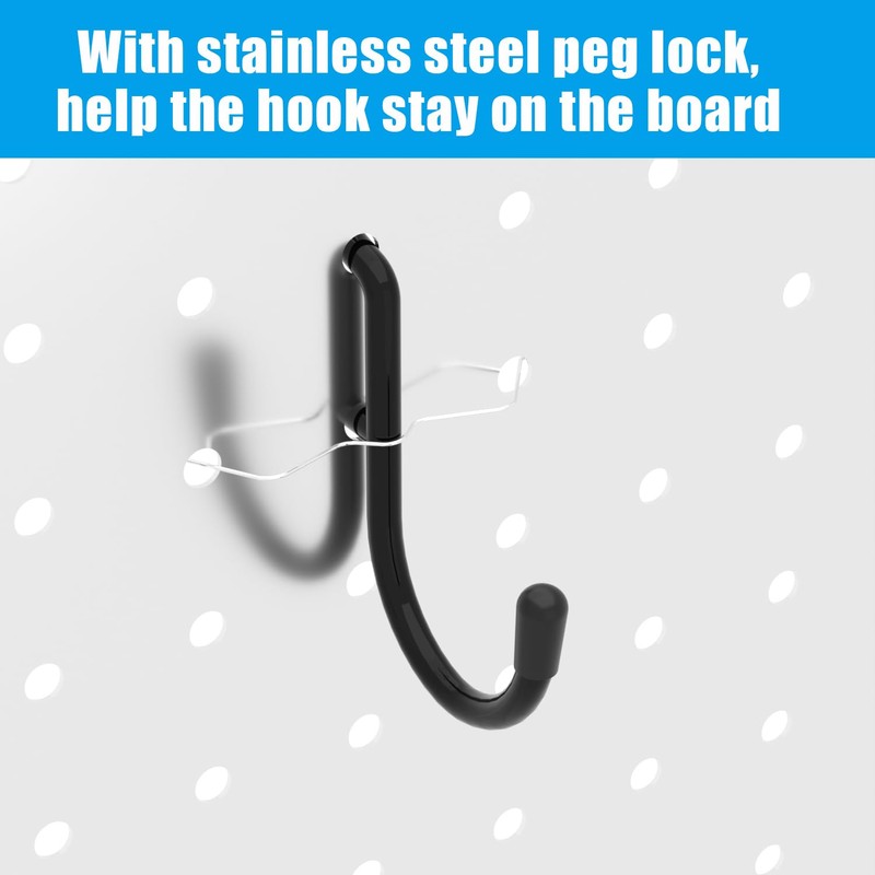 157 PCS Extra Thick Pegboard Hook Set, Metal Pegboard Accessory