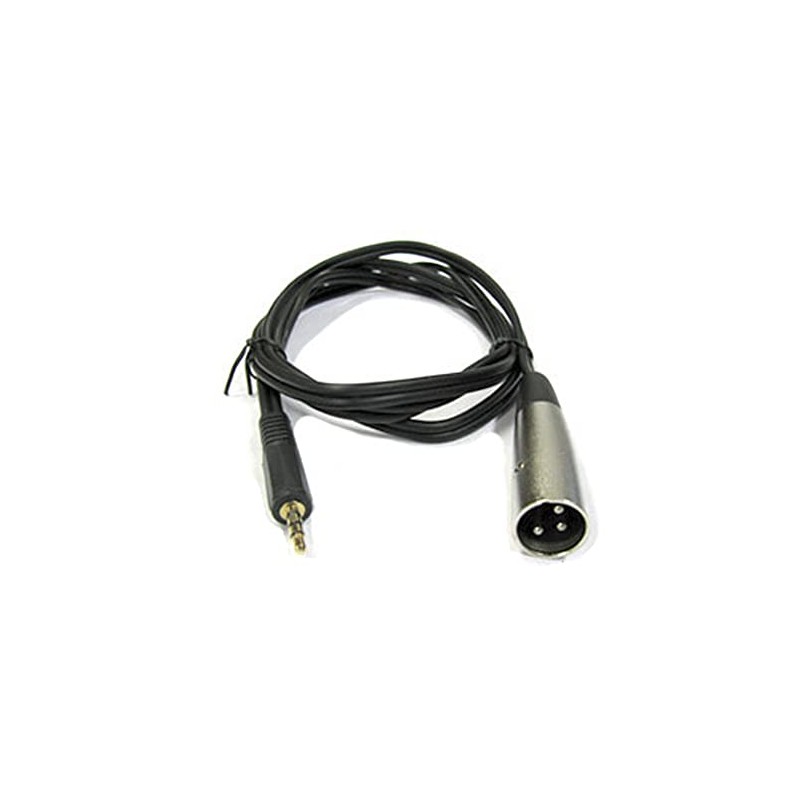 3.5mm stereo (male) and xlr3-12c