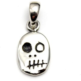 COSUMOSU Cute skull 925 sterling silver Pendant charm for Necklace for bracelet DIY