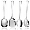 Serving Spoon, 4 PCS Spoons, Large Soup Spoons, Cutlery Set