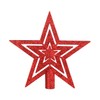 SULOLI Glitter Star Christmas Tree Topper Decoration Shatterproof Star Treetop