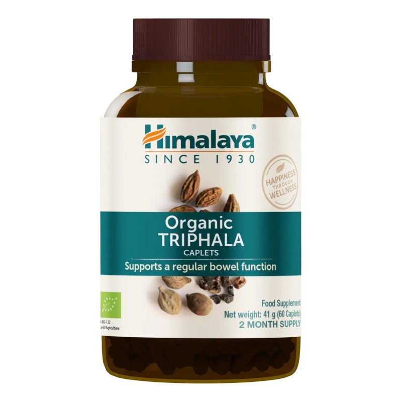 Himalaya Triphala Orgánico Detox Colon 60 Cápsulas 2 Meses