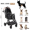 Pet Stroller for Small Medium Dogs Cats Up to 45
