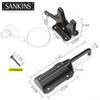 SANKINS Heavy Duty Automatic Gate Latch for Wooden Fence with
