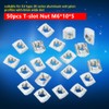 50pcs Carbon Steel Sliding T slot Nut for 20 Series