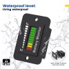 Unbranded BM210 Waterproof LED Battery Gauge for Golf Carts Acid