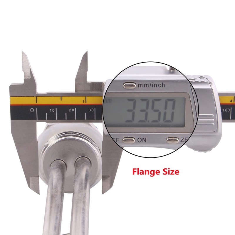 DERNORD 240V 4500W Foldback Heating Element Stainless Steel Heater Spare