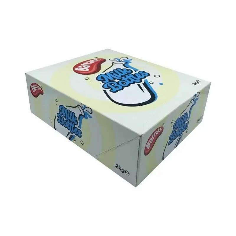 Milk Bottles Gums (Dusted) 500g Sweet Pouch