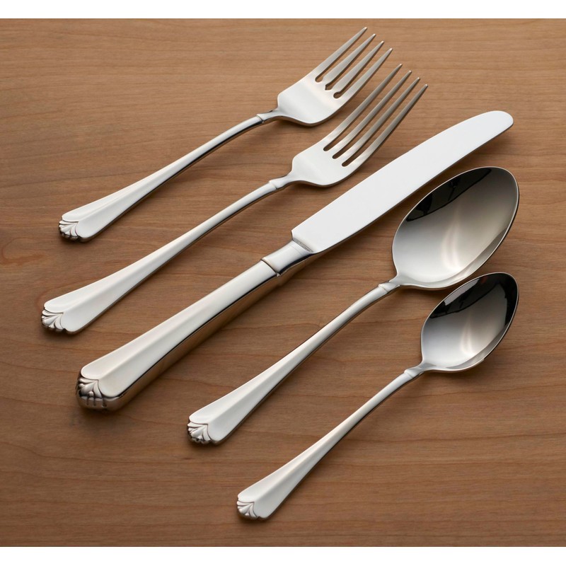 Oneida Silverware Set For 8, Juilliard 45-Piece Fine Flatware Set