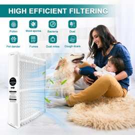 EXPXXFIL0020 20x25 MERV-13 Filter Replacement Compatible with Bryant/Carrier EZ-FLEX EXPXXFIL0020 Heating and Cooling System, Expandable Filter Media 20x25, 2 Pack