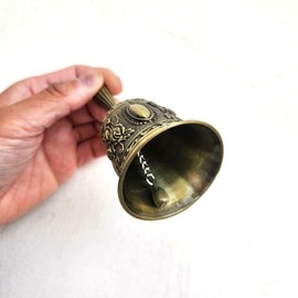 Vintage Antique Handbell for Interior Decor Decorative Item