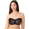 Wacoal Women's Half & Balconette Bra, Opaque, Black, 38C
