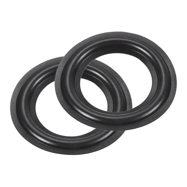 uxcell Rubber Speaker Foam Edge Surround Ring 2.5" 39mm x
