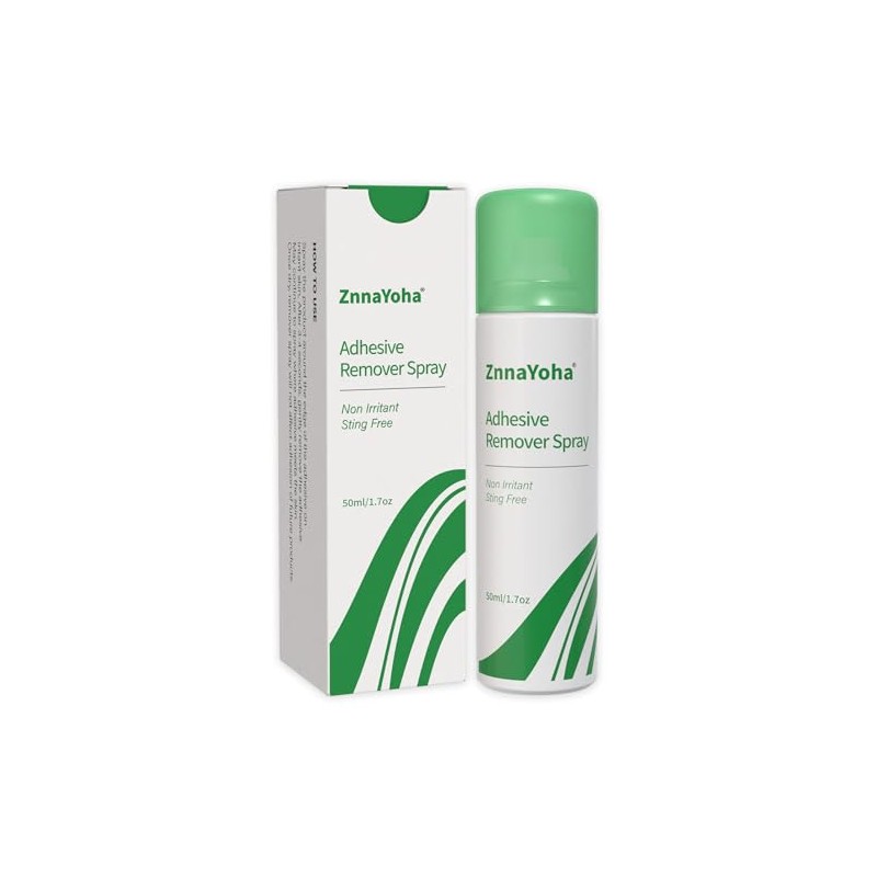 ZnnaYoha Adhesive Remover Spray, Ideal for Ostomy Patients, Sensitive Skin