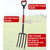 BIHOMIFI Digging Spading Fork Forged Steel with D Grip Handle