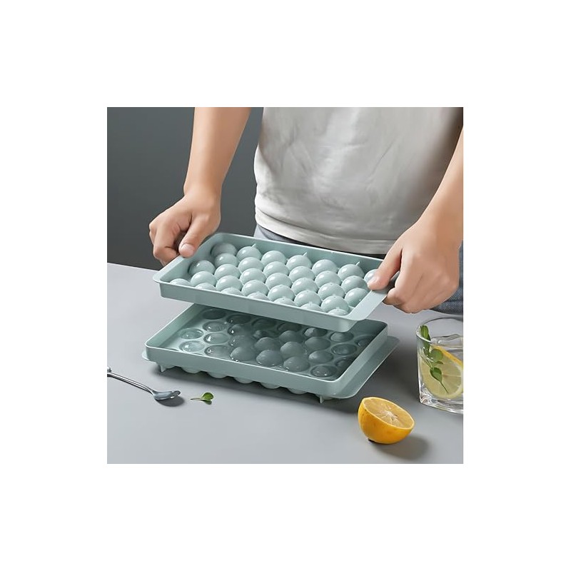 ecomlab Molde De Mini Esferas De Hielo Fino, Bandeja Para
