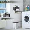 DRASTAR Trash Bag Dispenser, Trash Bag Holder Wall Mount, Wooden