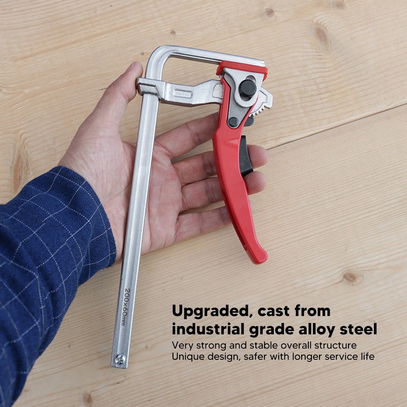 Quick Ratchet Guide Rail Clamp Alloy Steel Ratchet for Track
