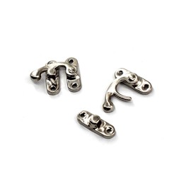 Pack of 20 pcs of Antique Vintage Latch Nickel-Plated Color Left Swing arm Buckle Hook Lock hasp