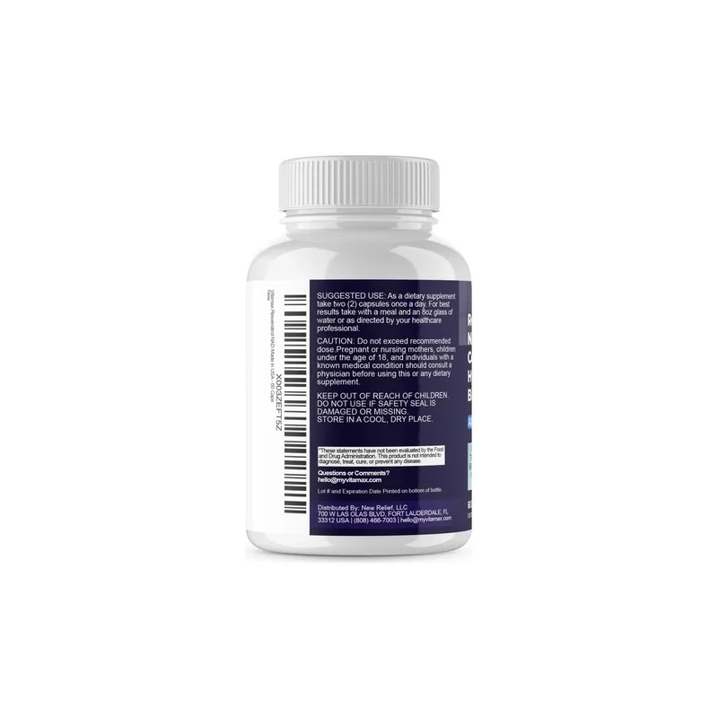 Vitamax Resveratrol Nad+ Berberine 120 Conteo