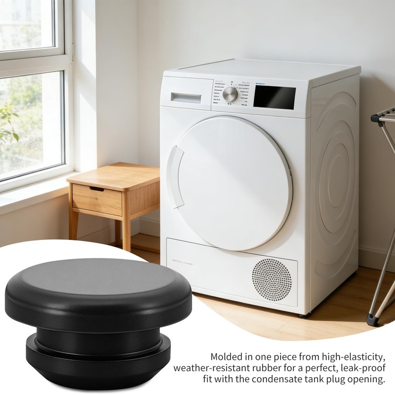 Rubber Stopper Cap for Bosch Tumble Dryer Water Container -
