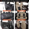 Unbranded PU Leather Protector Car 5 Seat Covers Front Rear