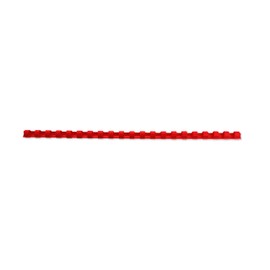 GBC CombBind Binding Combs, 12 mm, 95 Sheet Capacity, A4, 21 Ring, Red, Pack of 100, 4028217