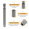 sourcing map 3pcs TT40 Security Torx Head Screwdriver Bit 2.56"