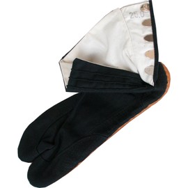 KINEYA Tabi Unisex Black Work Tabi 5 Clasp No. 7004, Black, US Men10